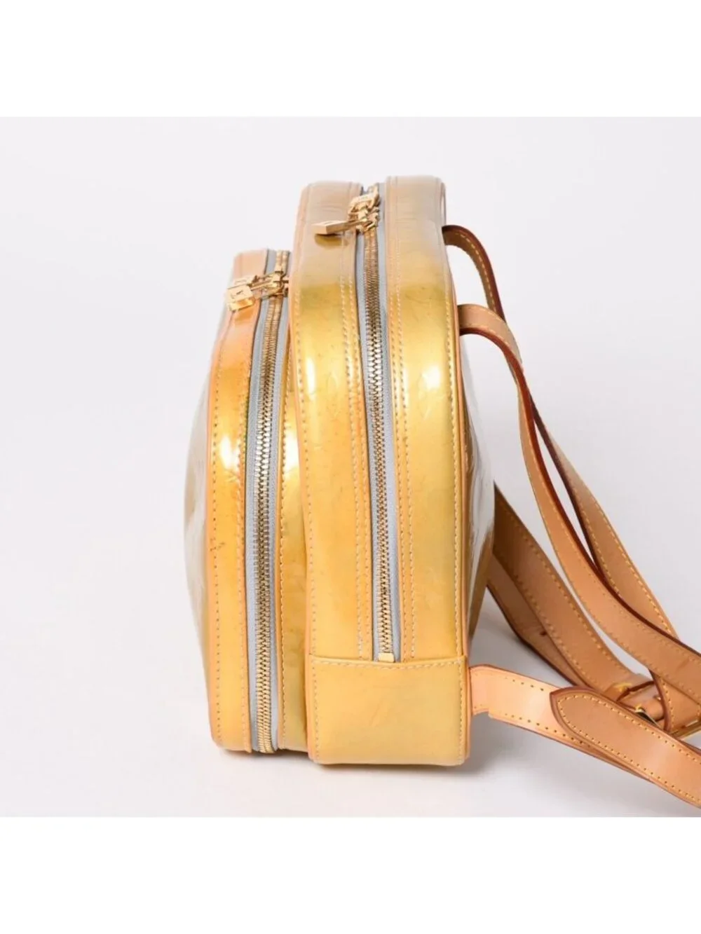 Louis Vuitton Murray Marley Backpack Monogram Vernis Yellow Brown